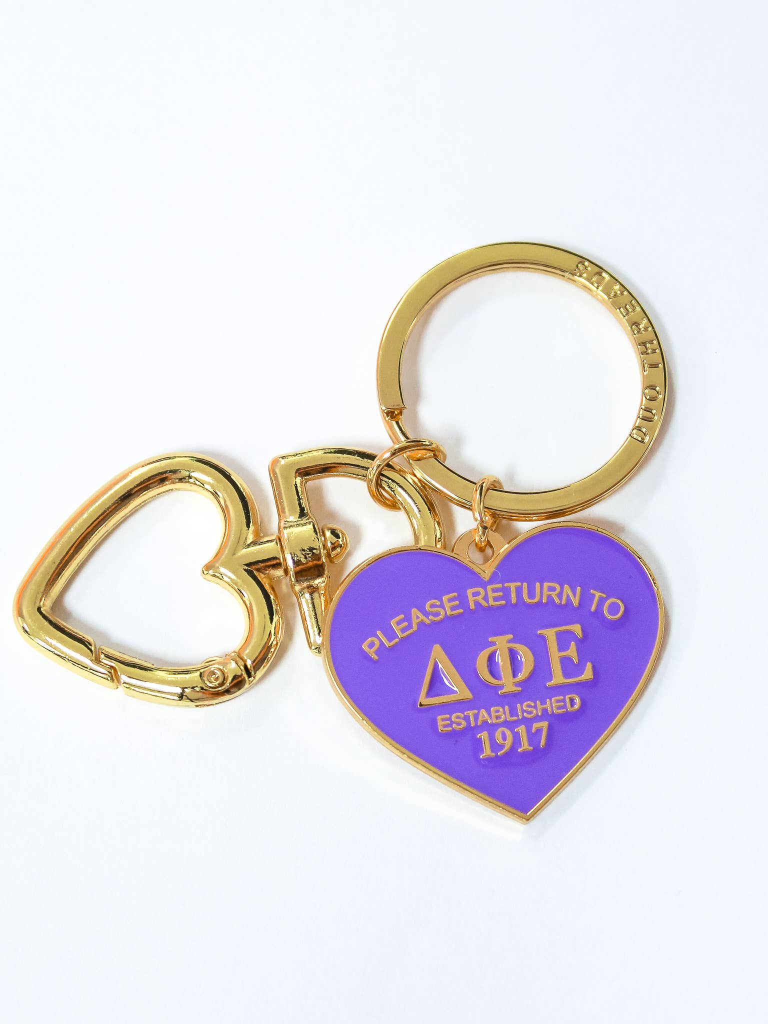 Please Return Sorority Key Ring: DELTA GAMMA