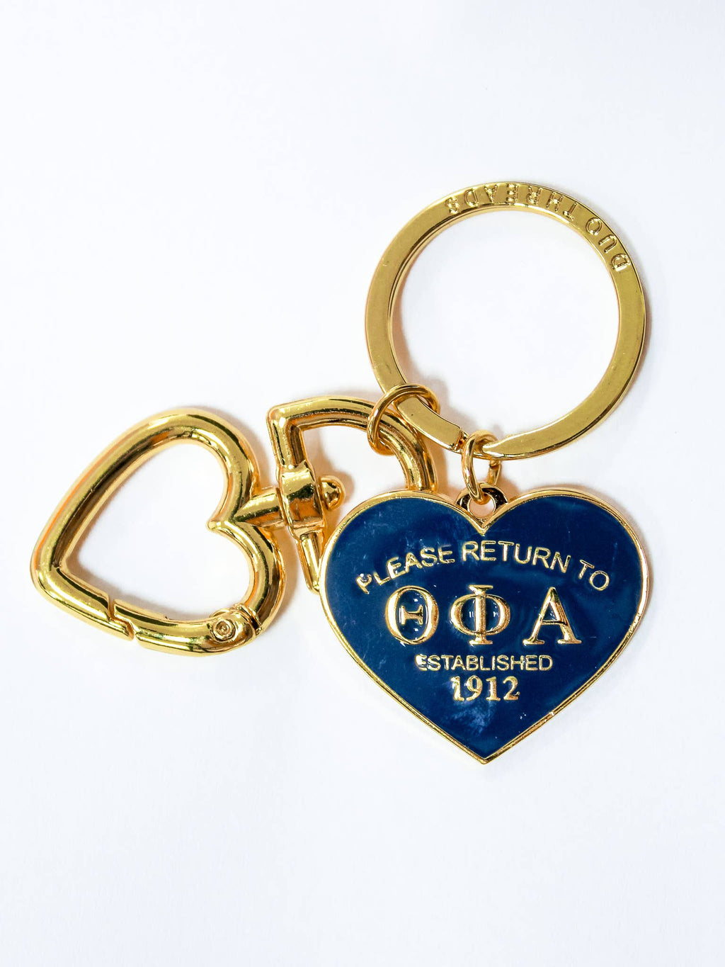 Please Return Sorority Key Ring: DELTA GAMMA