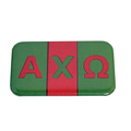 Alpha Chi Omega Color Blocked Button