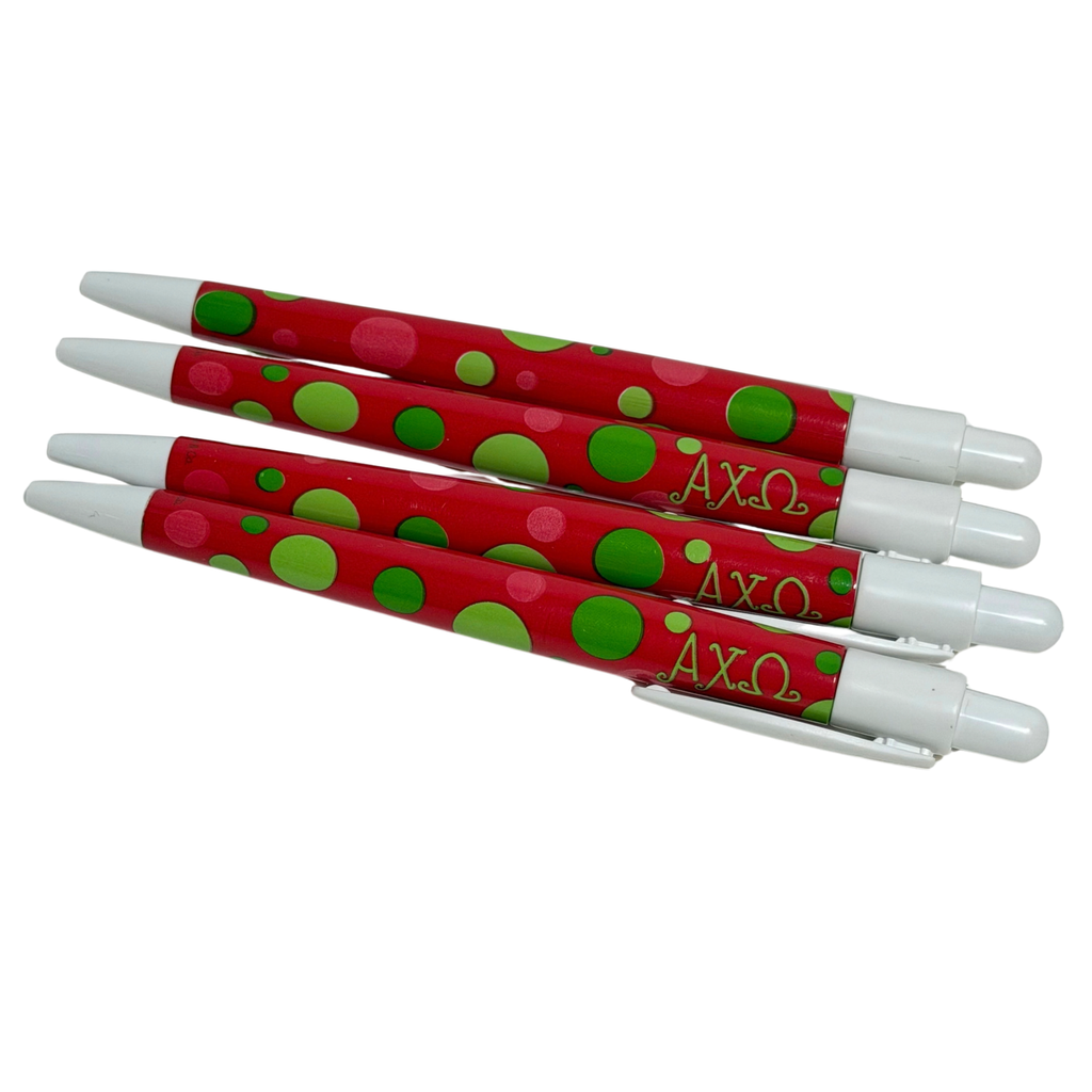 Alpha Chi Omega Polka Dot Pen