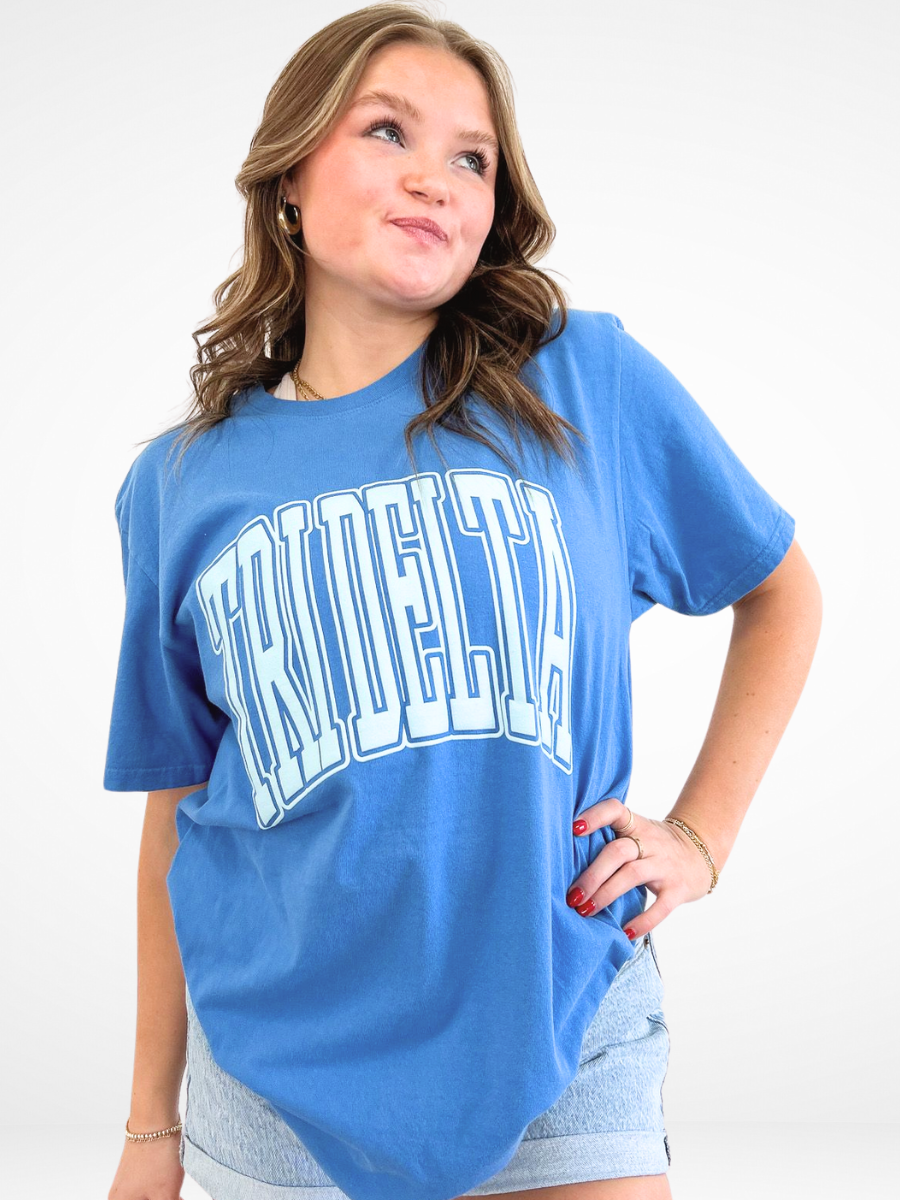 Sorority Varsity Arch Puff Tee