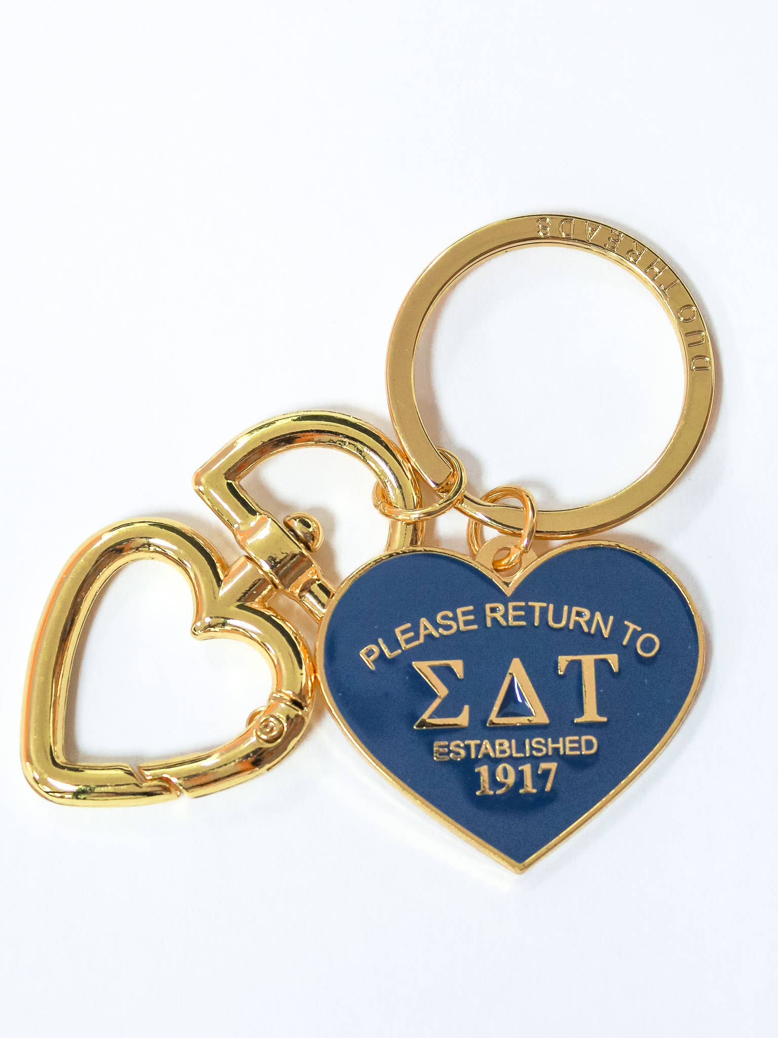 Please Return Sorority Key Ring: DELTA GAMMA