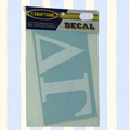 Delta Gamma Letters White Decal