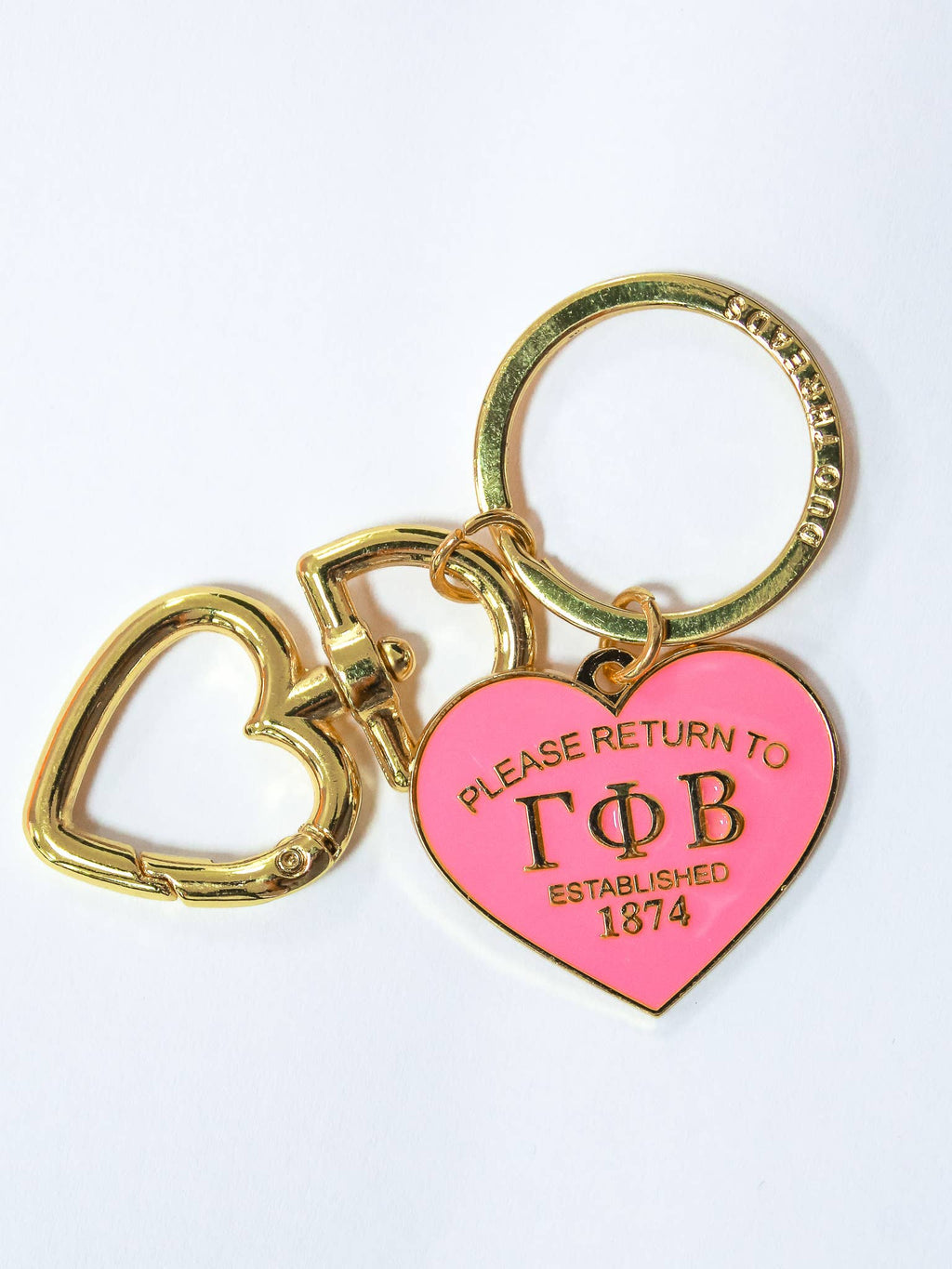 Please Return Sorority Key Ring: DELTA GAMMA