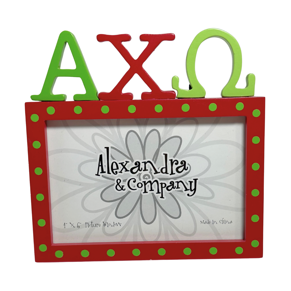 Alpha Chi Omega Letters Frame