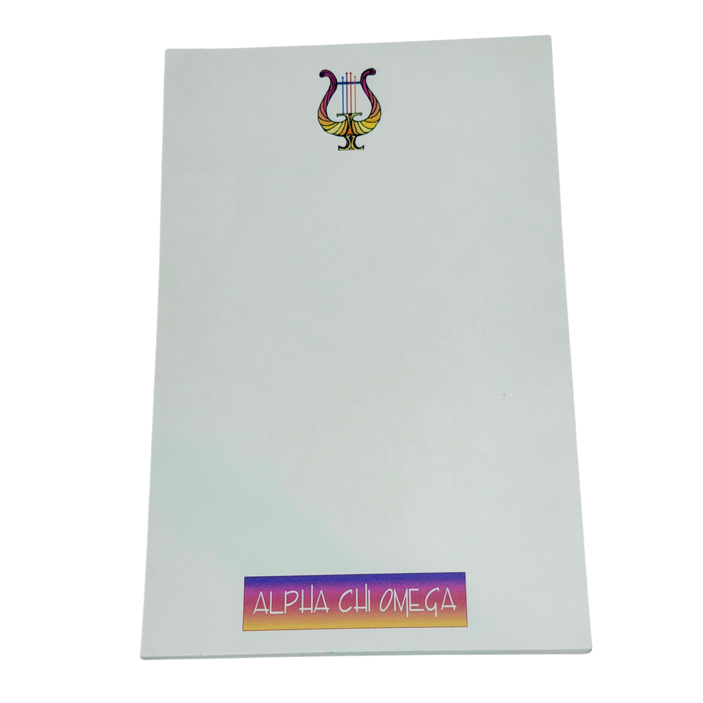 Alpha Chi Omega Y2K Notepad