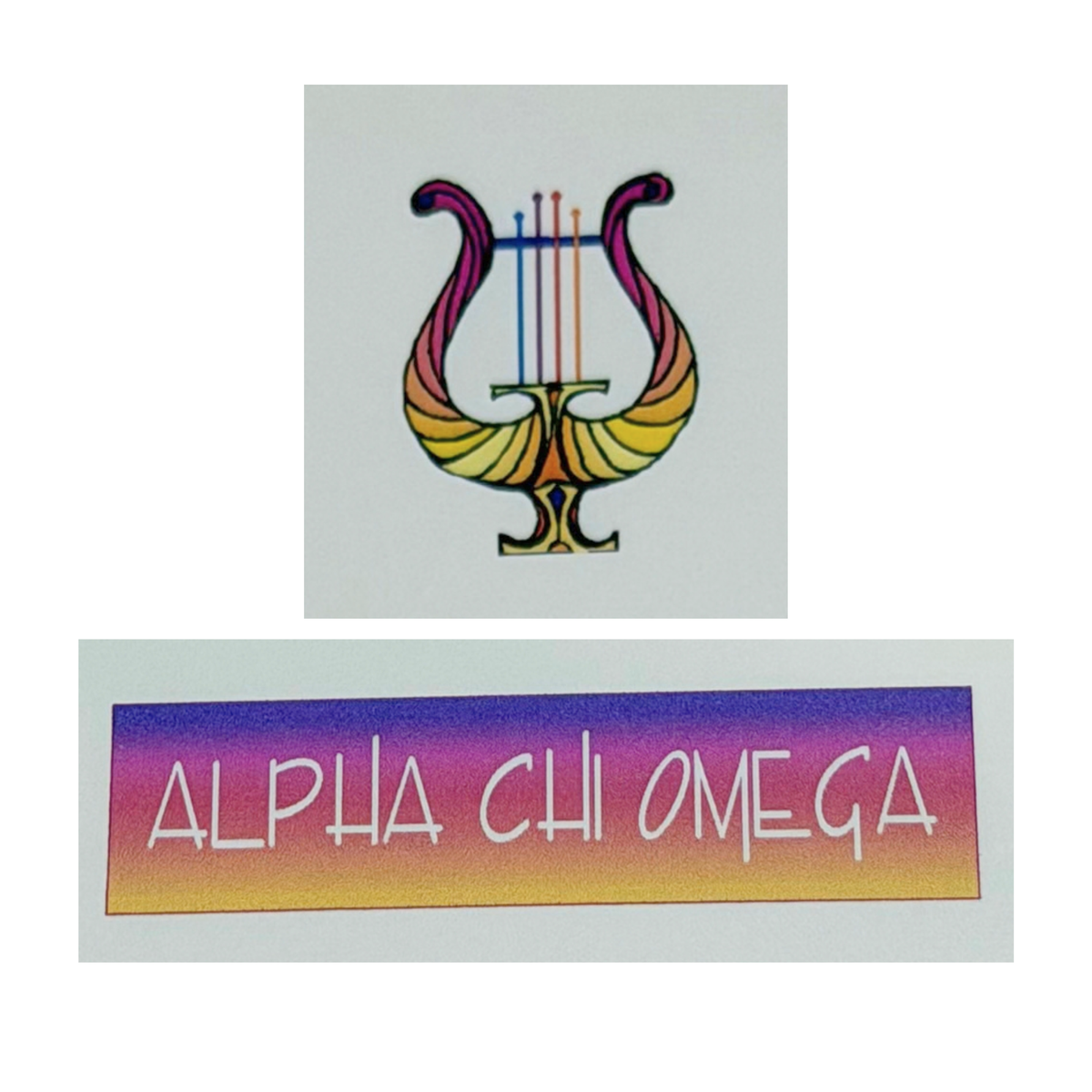 Alpha Chi Omega Y2K Notepad
