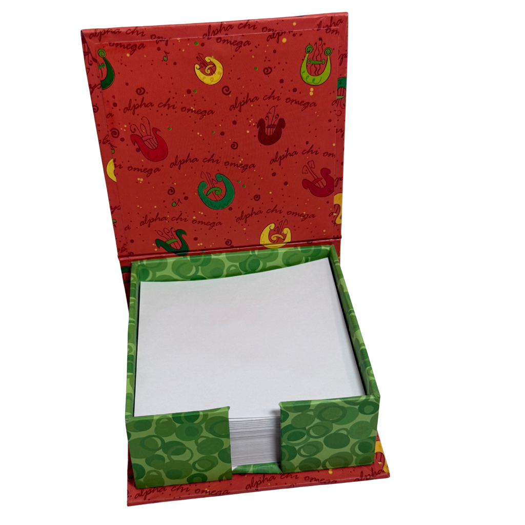 Alpha Chi Omega Sticky Note Holder