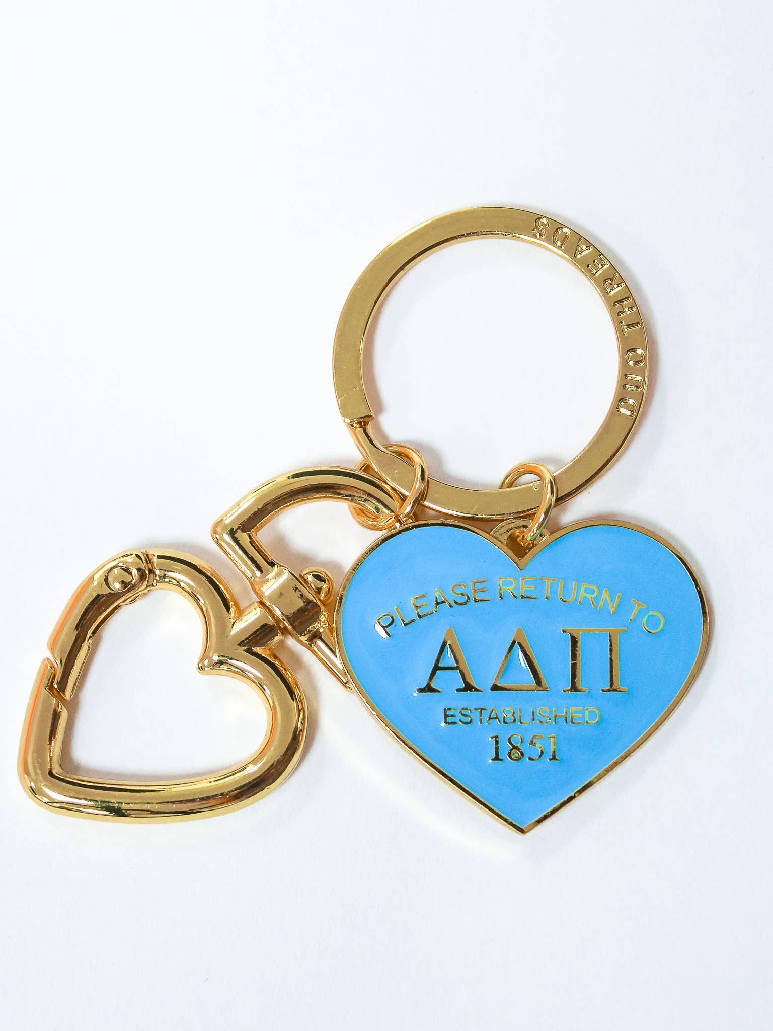 Please Return Sorority Key Ring: DELTA GAMMA