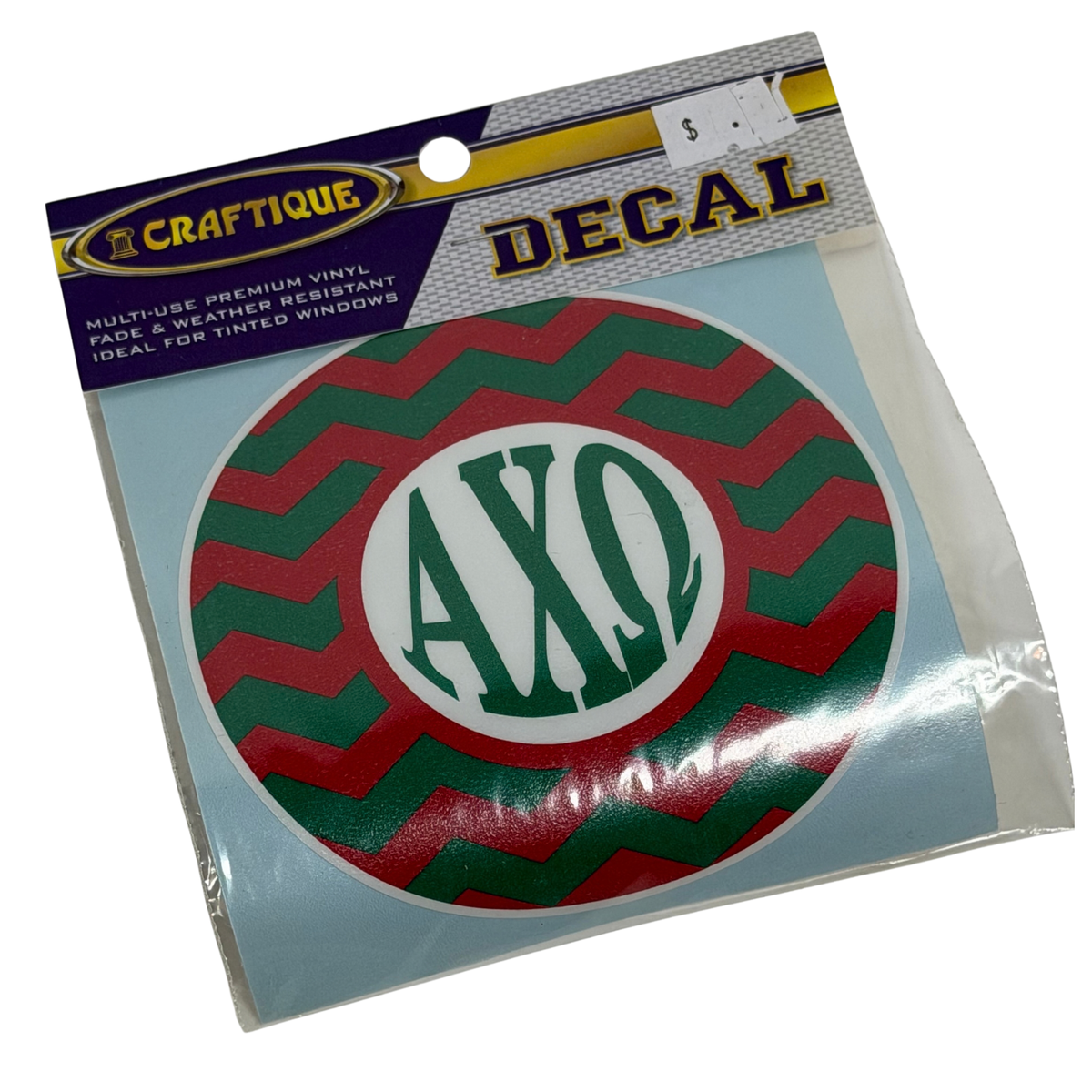 Alpha Chi Omega Chevron Decal