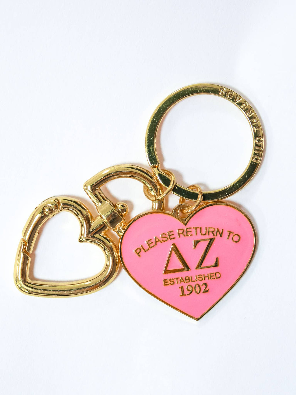 Please Return Sorority Key Ring: DELTA GAMMA