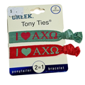 Alpha Chi Omega Tony Ties Hairties