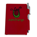 Alpha Chi Omega Pocket Notebook with Pen