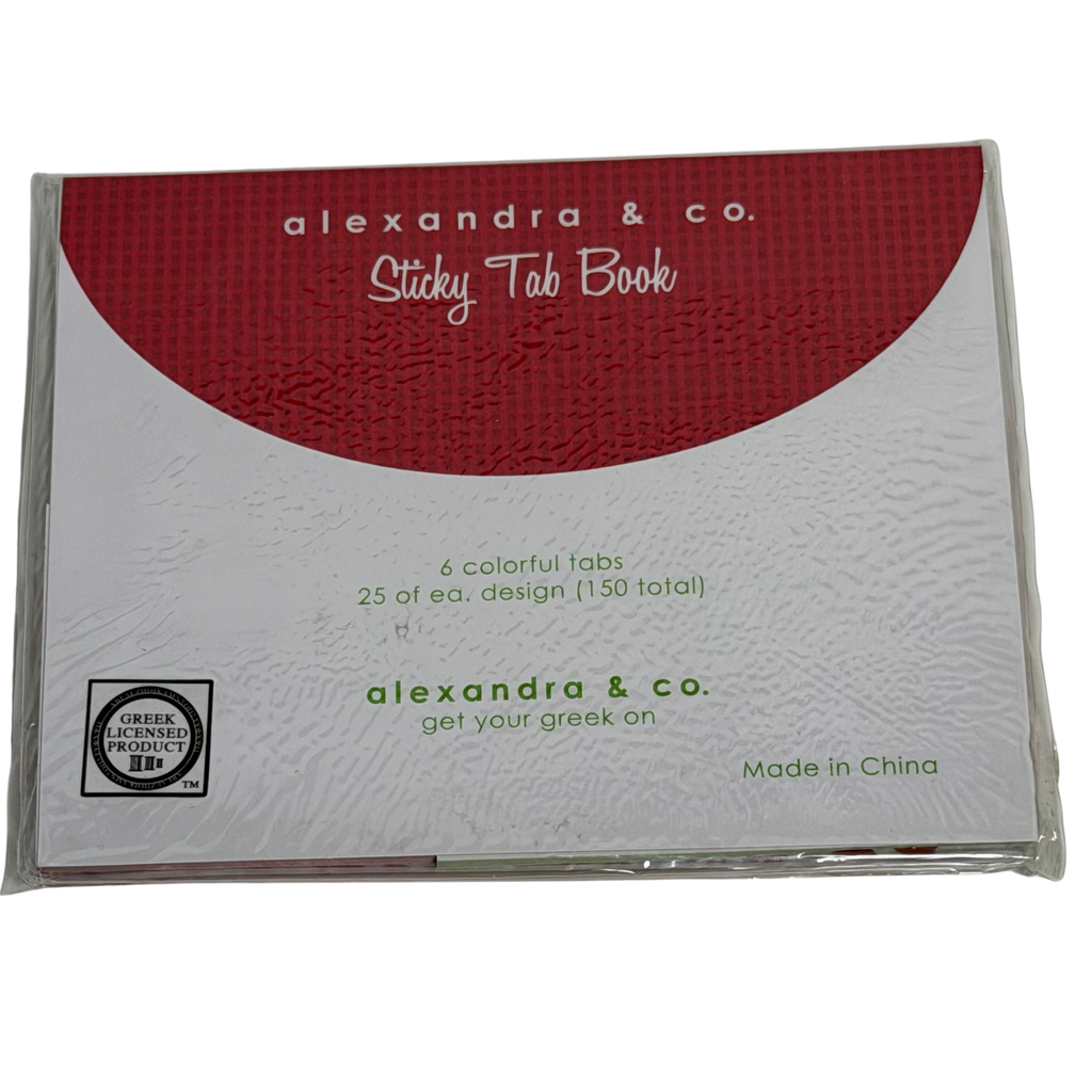 Alpha Chi Omega Sticky Tab Book