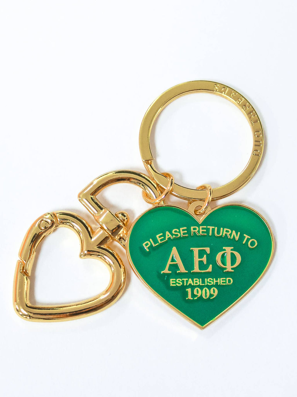 Please Return Sorority Key Ring: DELTA GAMMA