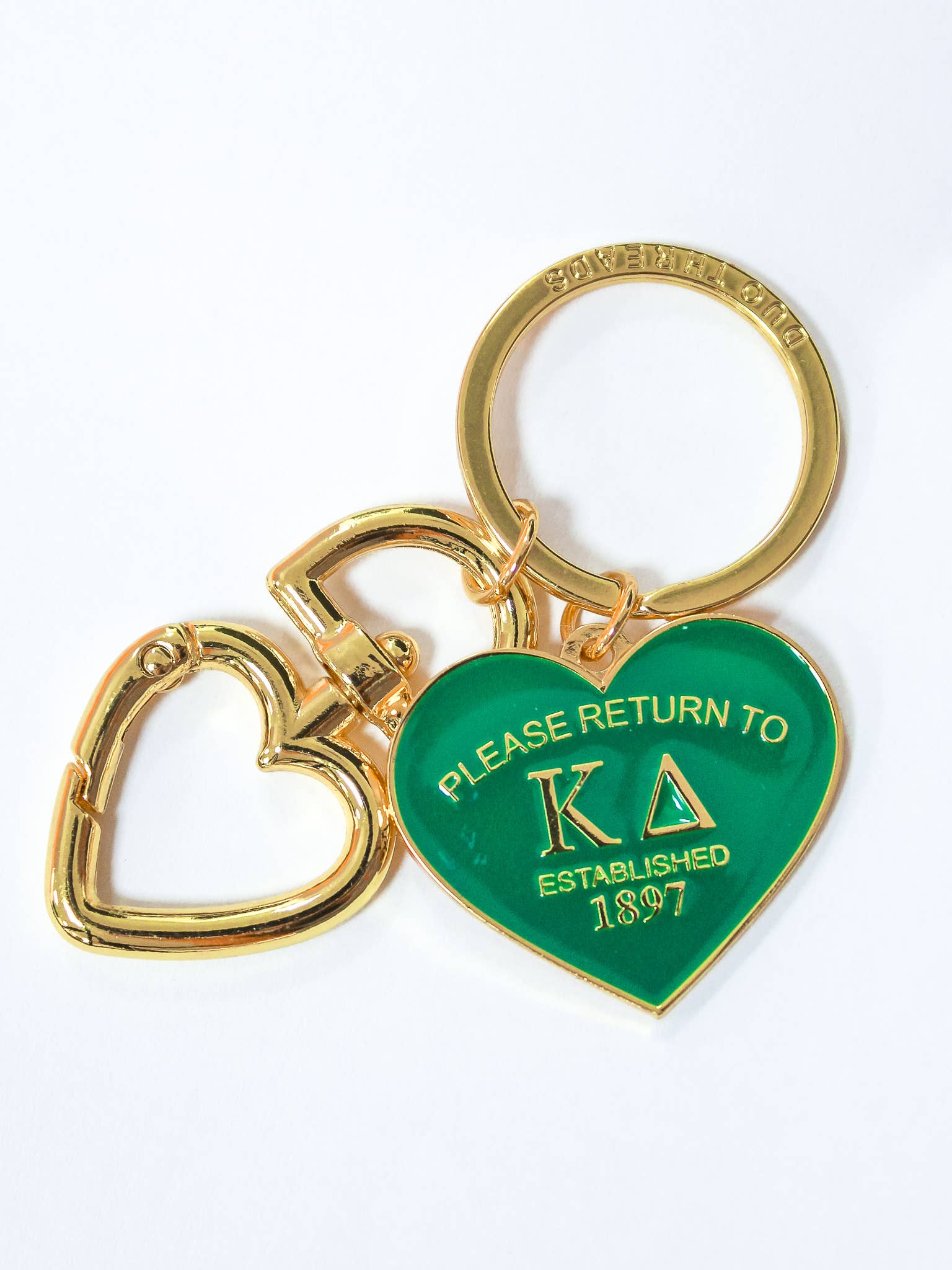 Please Return Sorority Key Ring: DELTA GAMMA