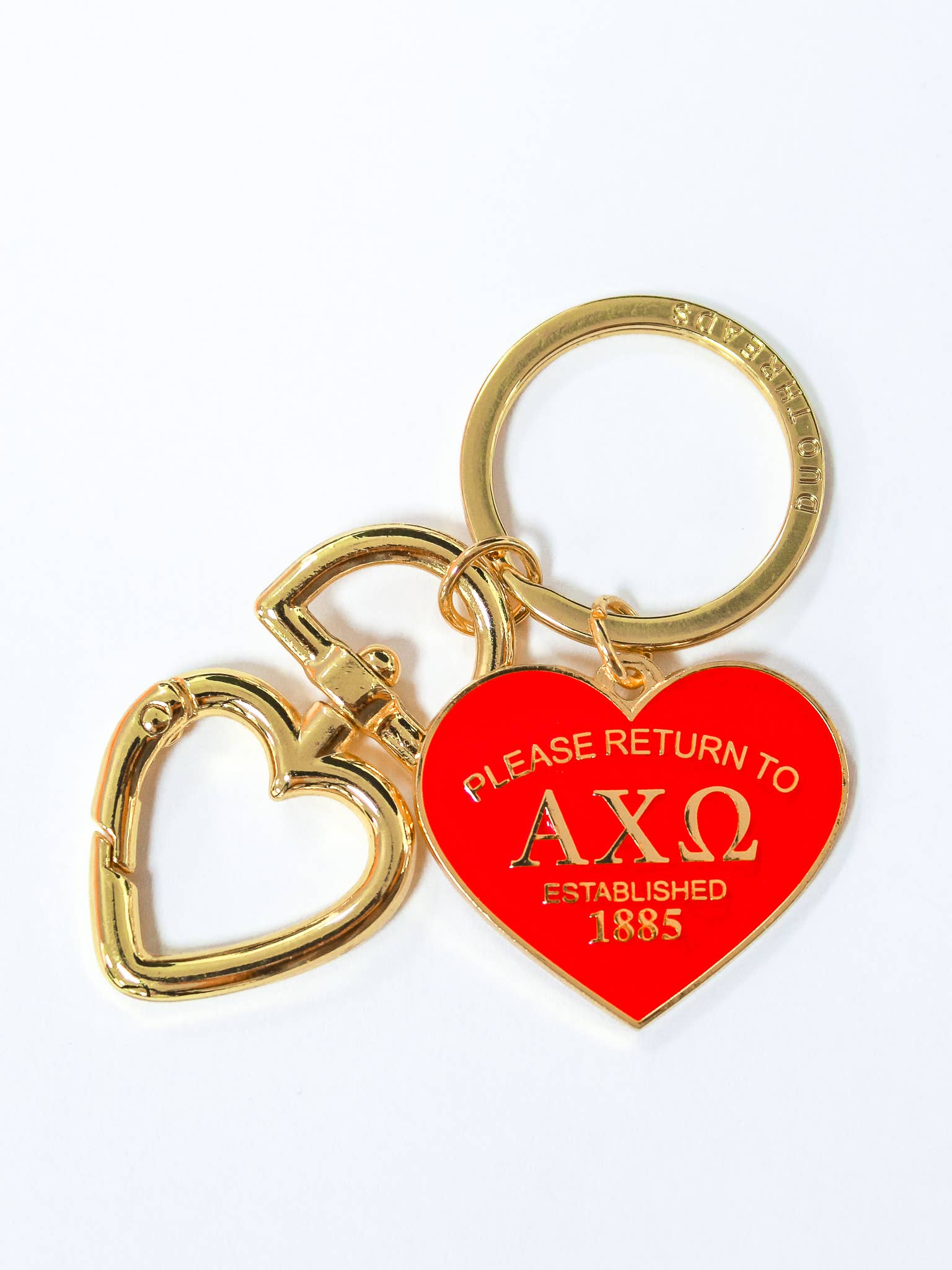 Please Return Sorority Key Ring: DELTA GAMMA