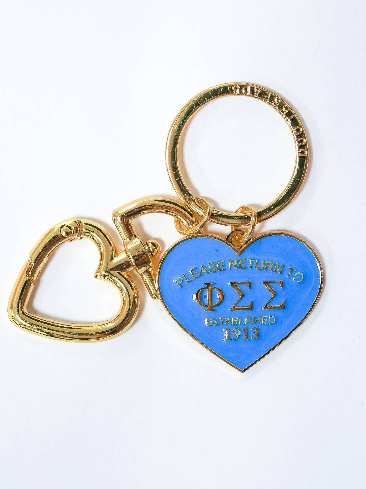 Please Return Sorority Key Ring: DELTA GAMMA