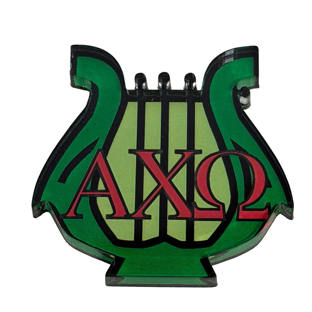 Alpha Chi Omega Lyre Magnet