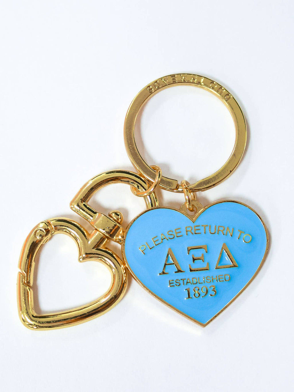 Please Return Sorority Key Ring: DELTA GAMMA