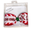 Alpha Chi Omega Chevron Bow Clip