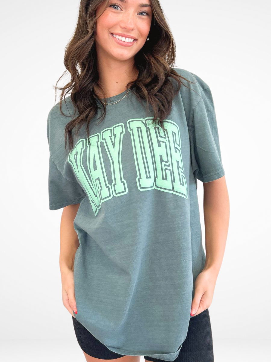 Sorority Varsity Arch Puff Tee