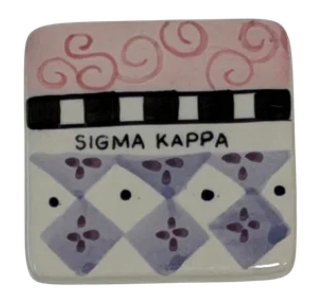 Sigma K vintage ceramic magnet