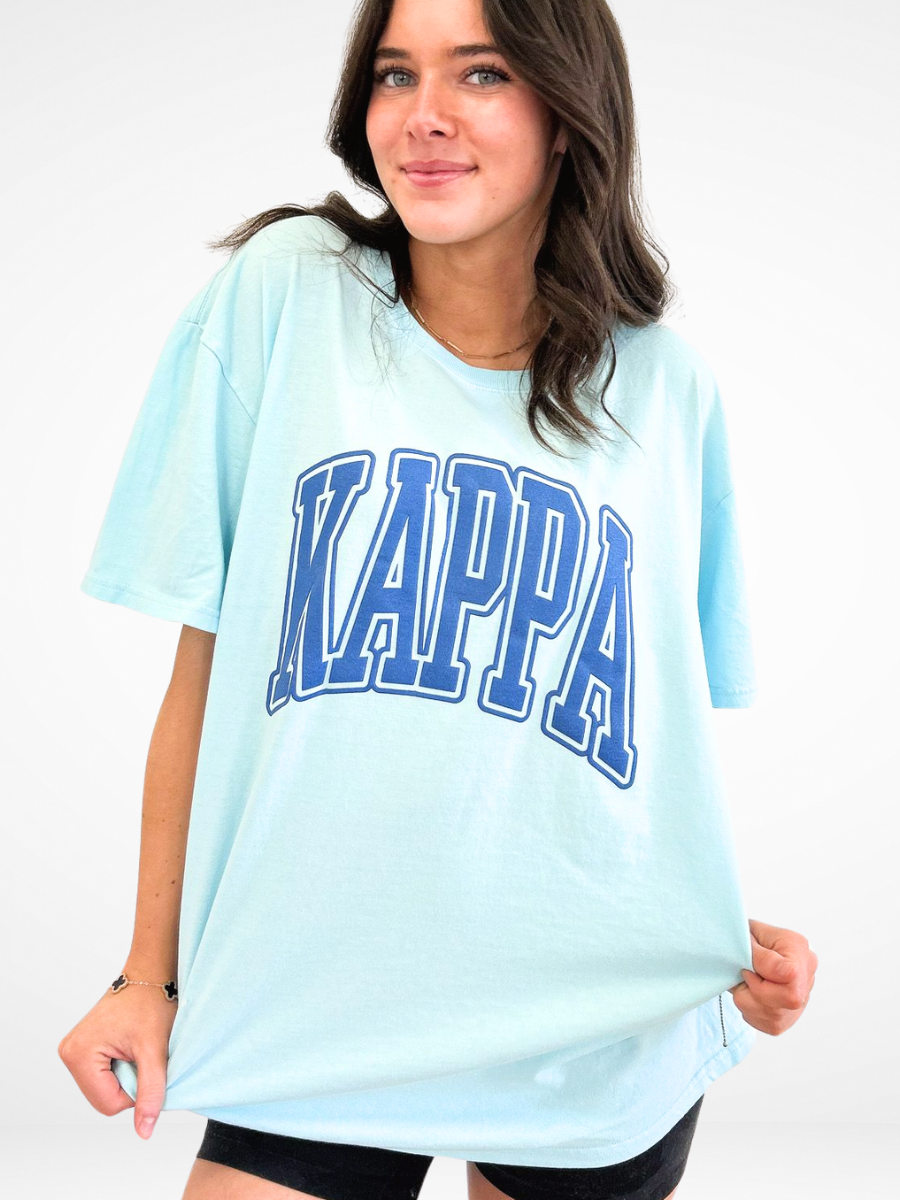 Sorority Varsity Arch Puff Tee