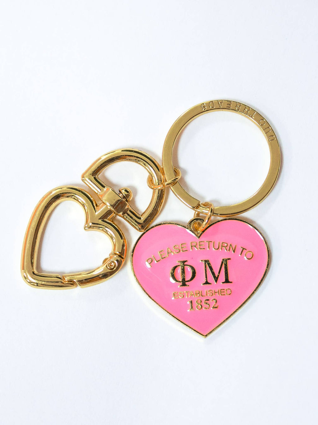 Please Return Sorority Key Ring: DELTA GAMMA