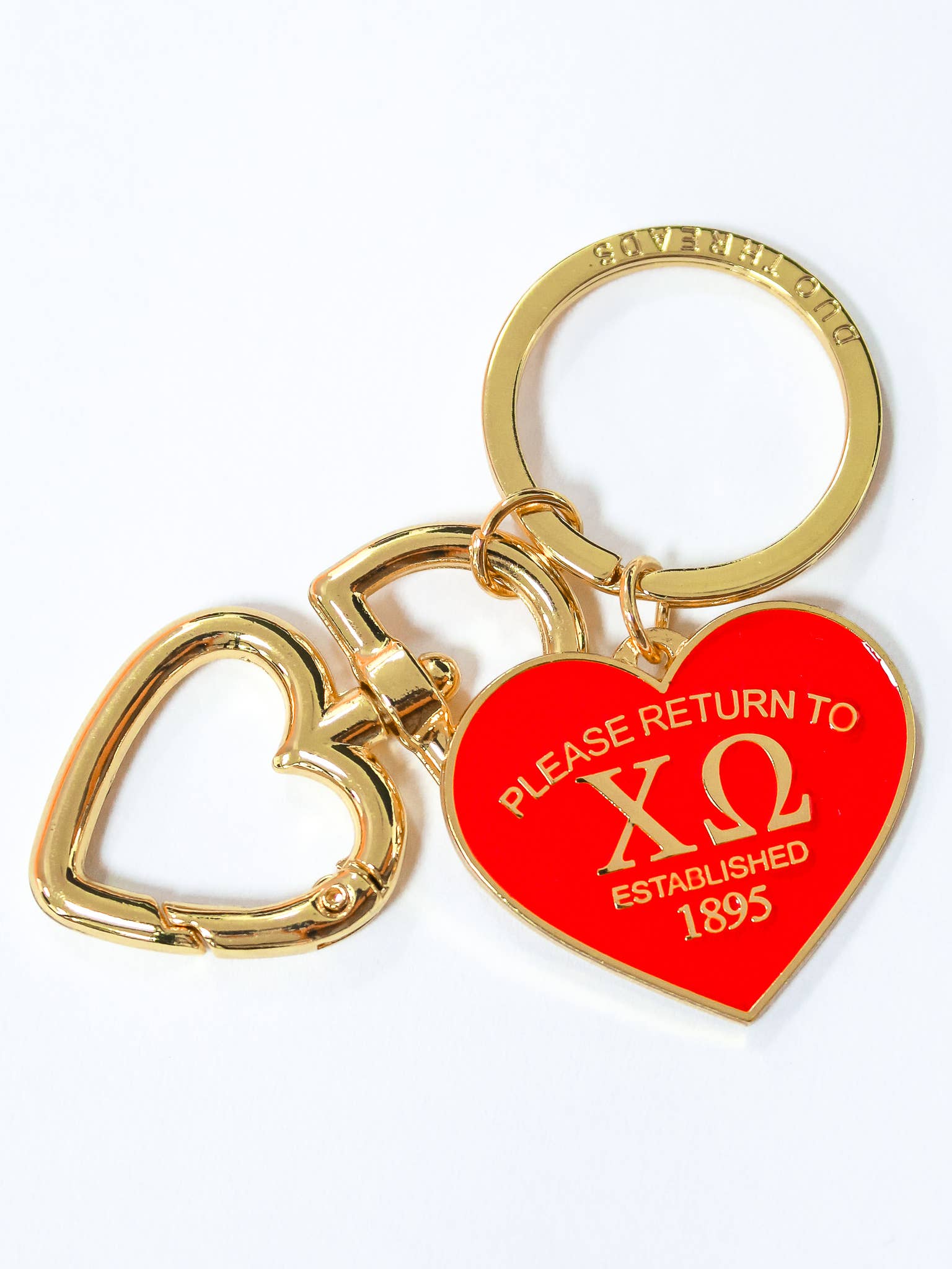 Please Return Sorority Key Ring: DELTA GAMMA