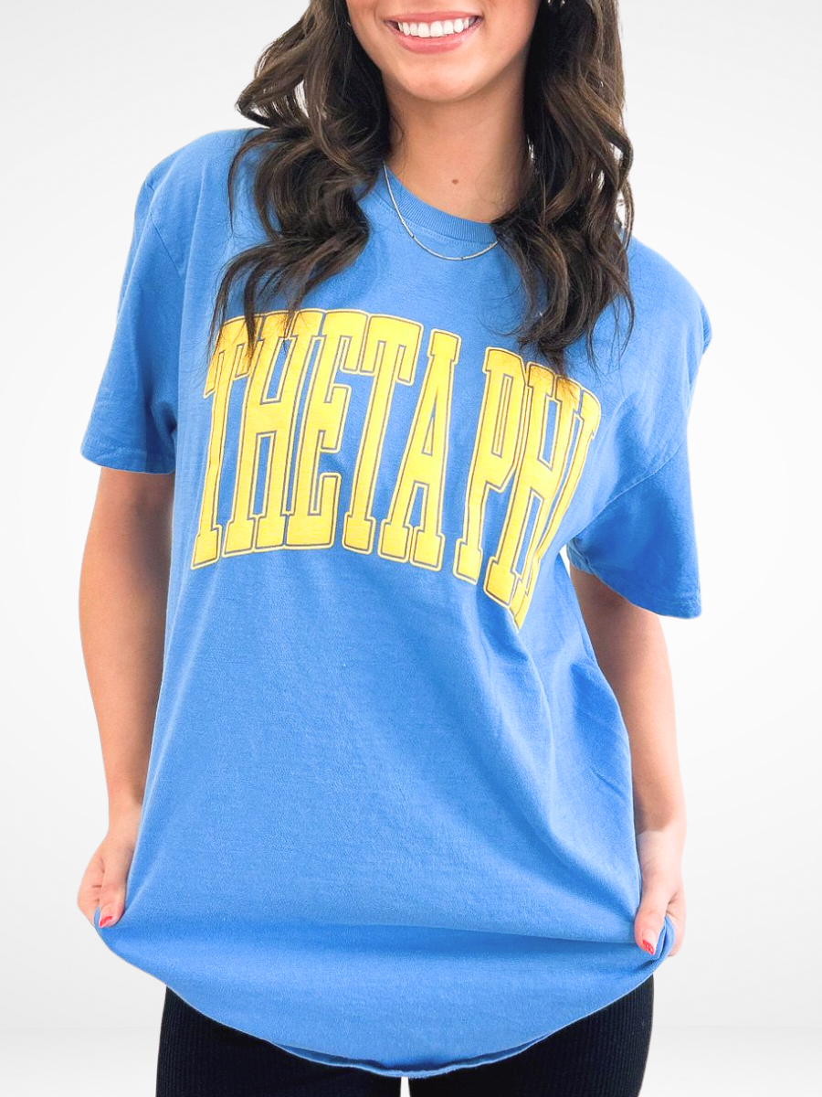 Sorority Varsity Arch Puff Tee
