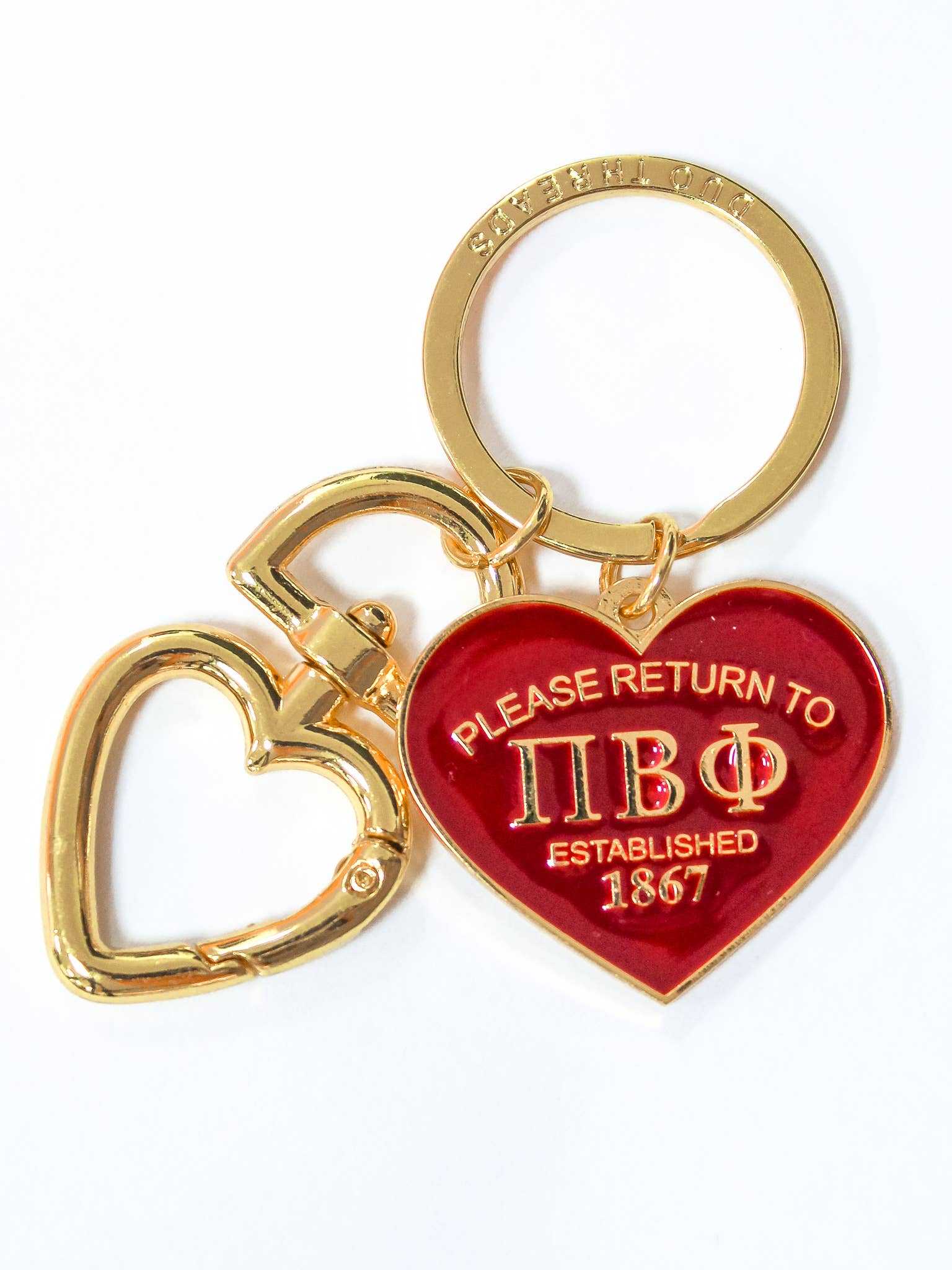 Please Return Sorority Key Ring: DELTA GAMMA