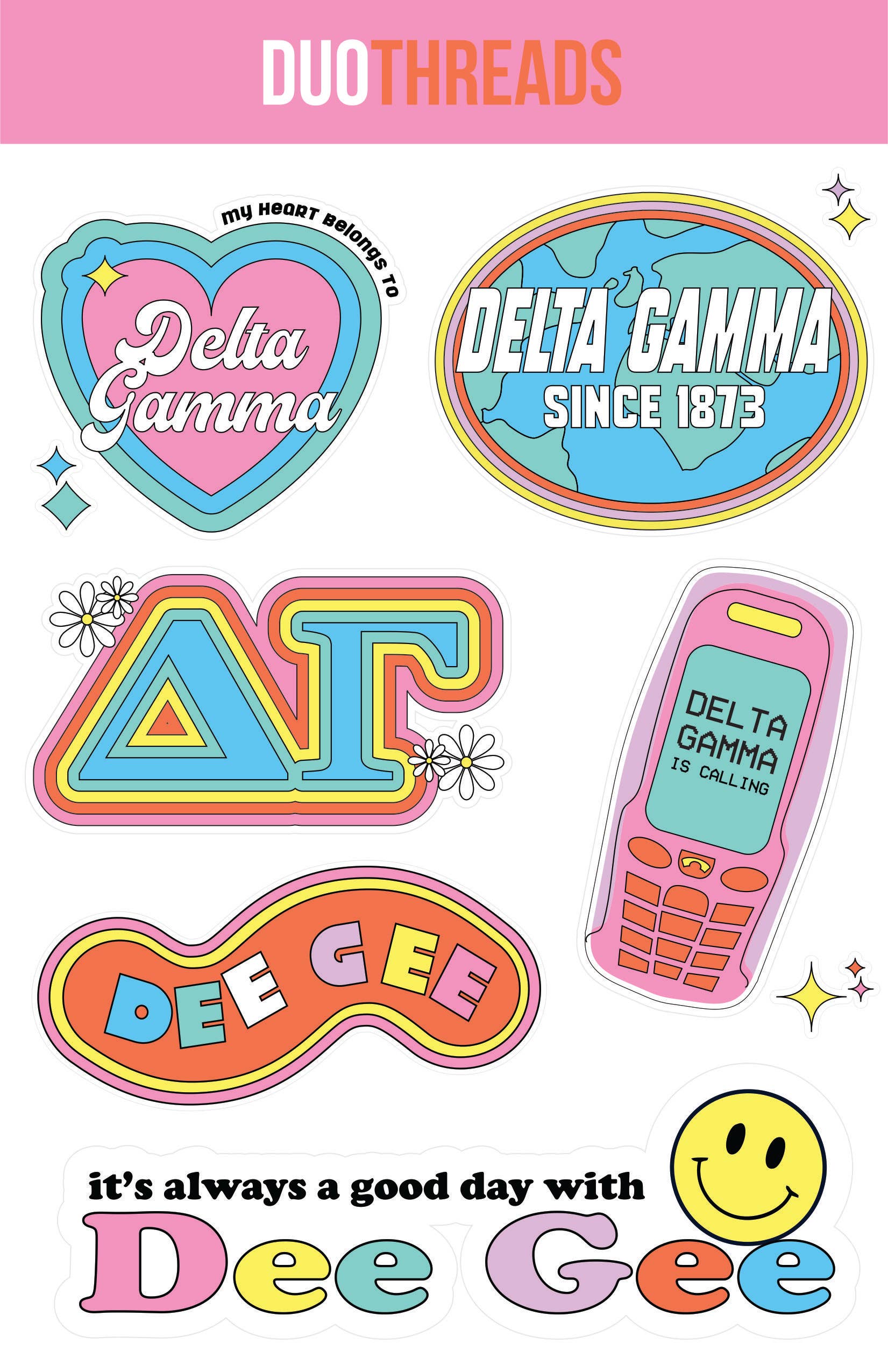 DG Y2K Sticker Sheet