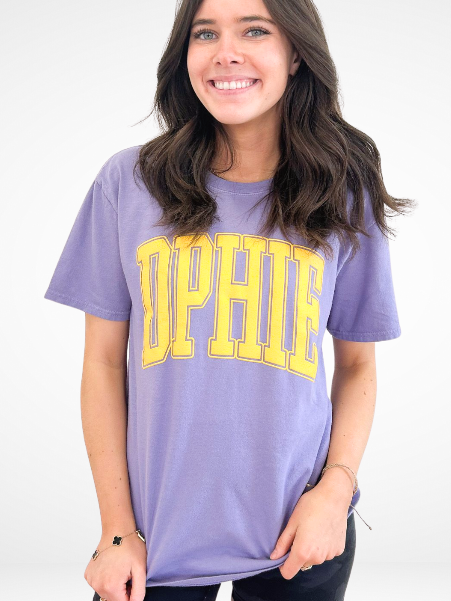 Sorority Varsity Arch Puff Tee